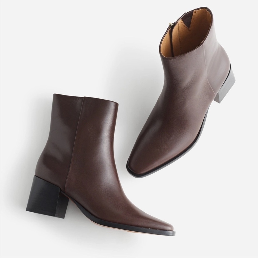 Madewell Brown the ardin Ankle Boots size 7.5